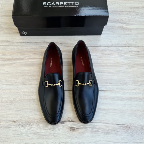Leather Loafer with Hand-stitched Sole - Picture 4 of 5